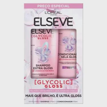 Imagem de Kit elseve glycolic gloss shampoo 375ML + condicionador 170ML