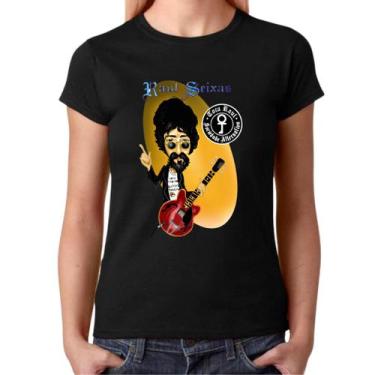 Imagem de Camiseta Algodão Cantor Raul Seixas Rock Nacional Unissex Camisa - NoB