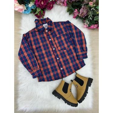 Imagem de Camisa Xadrez Junina Magno Azul (CAMIXAJUNMAGAZU) - miss cherry, 14, L