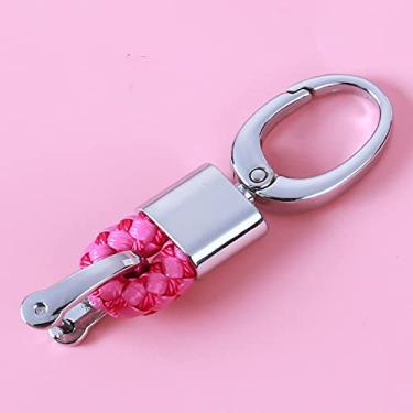 Imagem de YJADHU Capa de chave de carro para controle remoto de carro Tpu chaveiro Shell chave, apto para Ford F-150 Mondeo Galaxy S-Max Explorer Ranger 2015 2016 2017 2018, chaveiro rosa