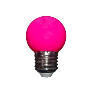 Imagem de Kit 30 Lâmpadas Led Mini Bulbo Bolinhas E27 1w 5 Cores 110/220v - Embu