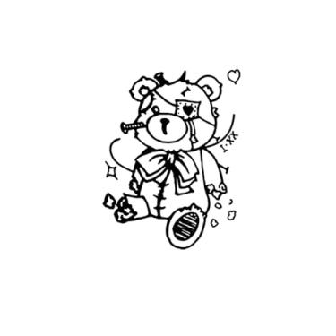Imagem de Tatuagens temporárias, urso de brinquedo, tatuagens de urso, resistentes à água, aparência de tatuagem real, resiliência, dura de 1 a 2 semanas,13,5 x 10,5 cm