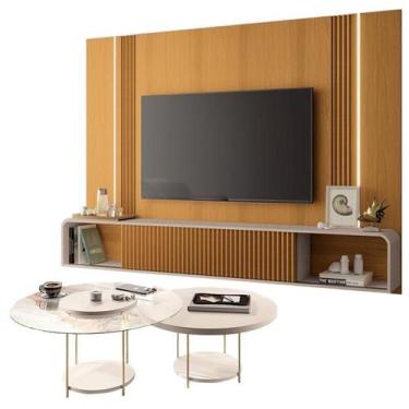 Imagem de Home Suspenso Empire Cinamomo Off White e Kit Mesa de Centro Sky Off W