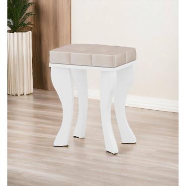 Imagem de Banqueta Estofada Infantil Para Penteadeira