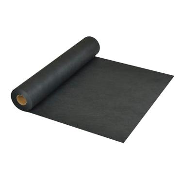 Imagem de Bloqueador de ervas daninhas tecido não tecido de poliéster de alta densidade | Barreira de controle de ervas daninhas resistente a UV e resistente a raios UV para estacas de jardim (FT-200G) (1 x 10)