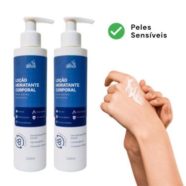 Imagem de Hidratante Corporal Pele Sensível Hipoalergênico Alivá, 460g, 400ml