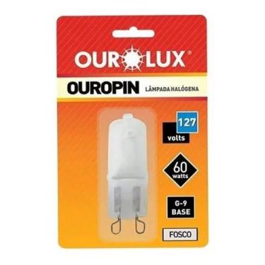 Imagem de Lâmpada Halógena Halopin Bipino 60w 110v G9 Fosca - Ourolux
