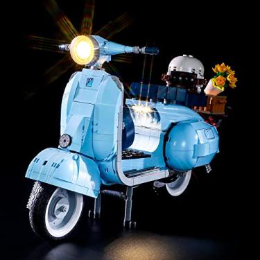 Imagem de BRIKSMAX Kit de iluminação LED para Creator Vespa 125 – Compatível com Lego 10298 modelo de blocos de construção - não inclui o conjunto Lego