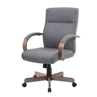 Imagem de Boss Office Products (BOSXK) Cadeiras de assento executivo, cinza
