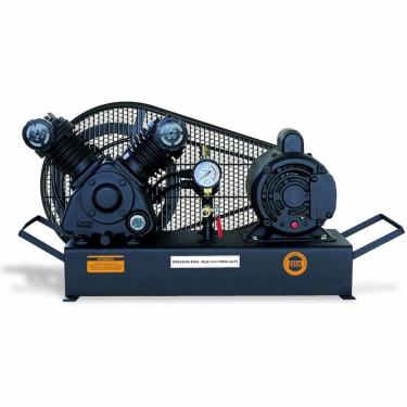 Imagem de Compressor De Ar Baixa Pressão 5,2 Pcm Sobre Base Monofásico 1hp 110/220v 000599 Chiaperini