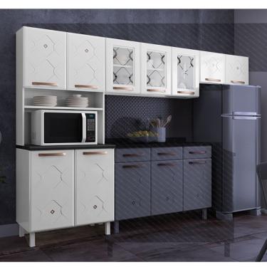 Imagem de Cozinha De Aço Compacta Telasul Mirage 3 Peças Branco