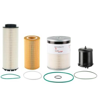 Imagem de GETOPAUTO Filtro Separador De Combustível E Água 2277129, Óleo 1948921, Kit 1922496, Fs19915 Compatível Com Motor Paccar Mx-13