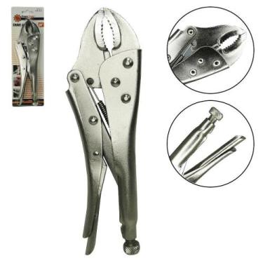 Imagem de Alicate De Pressao Mordente Curvo 10'' Na Cartela - Mohnish