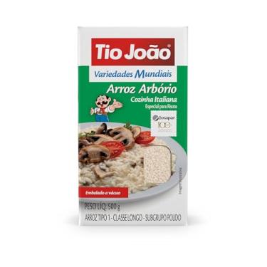 Imagem de Arroz Arbório Tio João Variedades Mundiais Cozinha Italiana - 500g