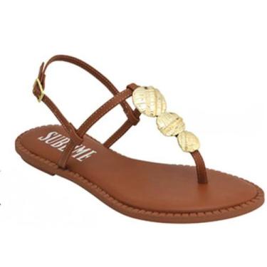 Imagem de Sandalia rasterinha - Sublime, Marrom, 36