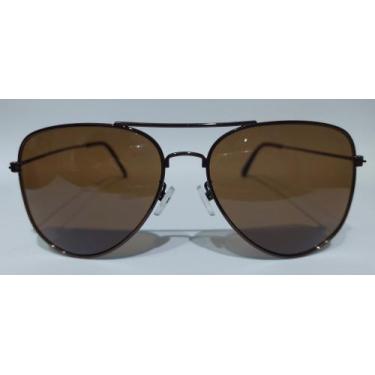 Imagem de Óculos de sol Aviador Marrom lente Marrom - Unique