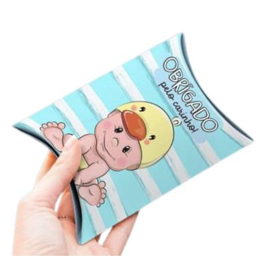 Imagem de 10 Caixinha Bebe Fofo Lembrancinha Maternidade Chá Rifa