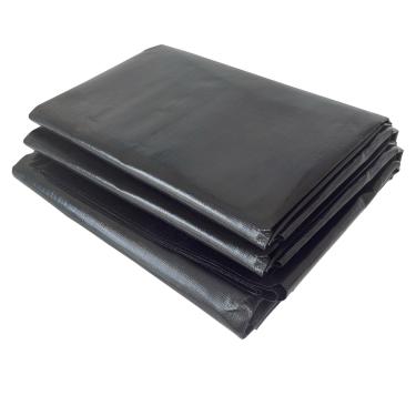 Imagem de A.A Forro para lagos 6 x 7,6 m, HDPE preto reforçado resistente a UV, equivalente a 25 mil para lagos ao ar livre, lagos de peixes Koi, fontes de jardim, cachoeiras de riachos