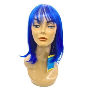 Imagem de Peruca Sintética Fantasy - Ashanti, Azul, M