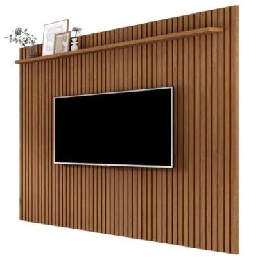 Imagem de PAINEL VIVA 100% RIPADO COR FREIJÓ RÚSTICO AMADEIRADO 180cm x 220cm PA