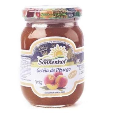 Imagem de Geleia Extra de Pessego - 310g - Fazenda Sonnenhof