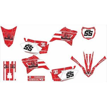 Imagem de Kit Adesivo Moto Cross Trilha Ttr 230 Dcshoeco.usa Lm198 - SPTS