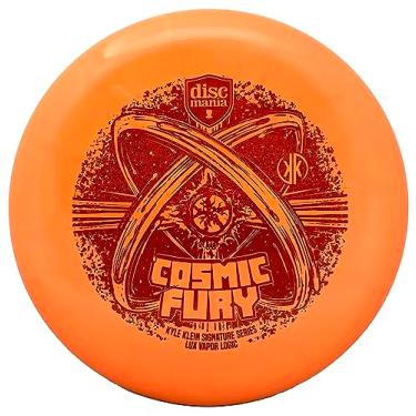 Imagem de Discmania Cosmic Fury - Kyle Klein Signature Series Lux Vapor Logic Disc Golf Putter, Disc Golf Approach Disc 173-176g (Laranja)