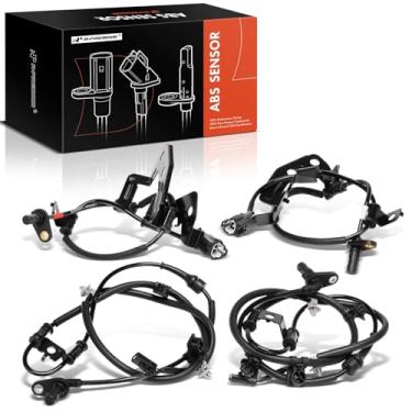 Imagem de A-Premium Sensor de velocidade da roda ABS dianteiro e traseiro 4 peças compatível com modelos Hyundai - Santa Fe 2013-2018, Santa Fe XL 2019, AWD