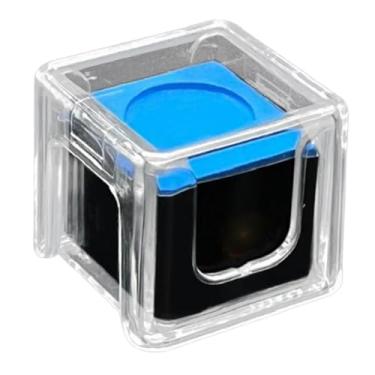 Imagem de YIJU Taco de bilhar, giz, taco de bilhar, de snooker prático, acessórios de ponta, alto desempenho para uso em torneios, casa, Azul