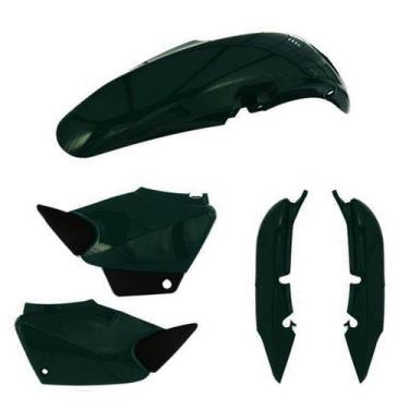 Imagem de Kit Carenagem 3 Peças Cromo Forte Moto Honda Titan 2000 a 2008 Substit