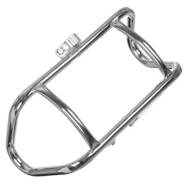 Imagem de Protetor de Motor Francês Cromo Forte Titan 125 2000 À 2004, CROMADO, 