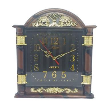 Imagem de Relógio Parede Musical Rústico Cozinha Sala Quarto Analógico - Cris, M