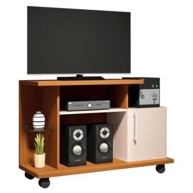 Imagem de Rack Smart Cinamomo Off White  Hb Móveis