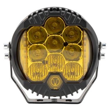 Imagem de PSLER 7 Inch LED Offroad Light with DRL, 90W Driving Light LED Light Bar（yellow）