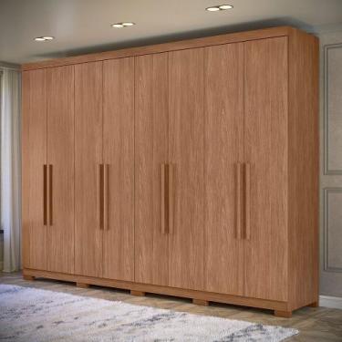 Imagem de Guarda roupa santos andira havana master vip 8p 4g jatoba, Jatobá