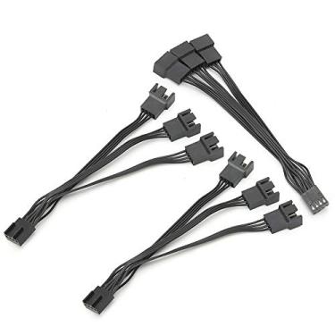 Imagem de Phefop Ventilatorsplitter -Adapter Fio Calmo 1 a 3 para Melhorar a Excelente Dissipação de Calor para Construir Compilações de PC Adaptadas