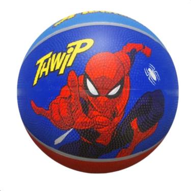 Imagem de Bola de Basquete Homem Aranha - Azul com Vermelho BR8