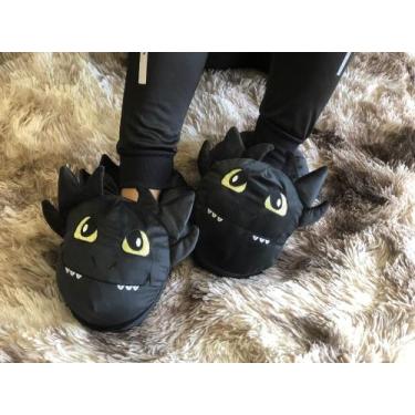 Imagem de Pantufa 3D Banguela/ Fúria da noite infantil e adulto - RV chinelos , 