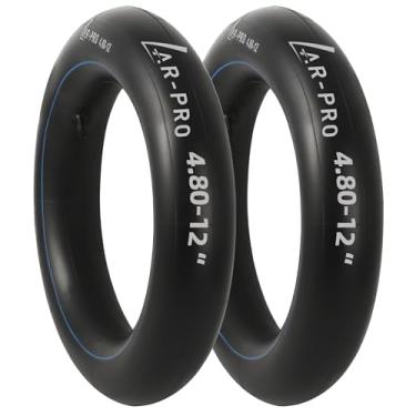 Imagem de AR-PRO Substituição de tubos internos resistentes de 12,2-30,5 cm para ATVs, trailer de gramado e jardim, cortador, trator, caminhão e mais pneus R12" - com hastes de válvula TR13 - Feito de borracha