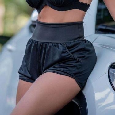 Imagem de Short Feminino Dry Fit Tecido Furadinho Seca Rápido Caminhada - Fitmod