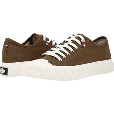 Imagem de Palladium Tênis unissex Palla Ace CVS, Oliva, 8.5 Women/7.5 Men