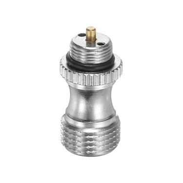 Imagem de PATIKIL Válvula de ar de dupla ação, peças de escova de ar de precisão de aço inoxidável, acessórios de ferramentas para pistola de pulverização de tinta, pintura de modelo, ferramentas de maquiagem