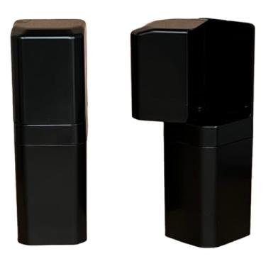 Imagem de Porta Escovas e Creme Dental com Encaixe Adesivo(KIT 2 PCS PRETO)