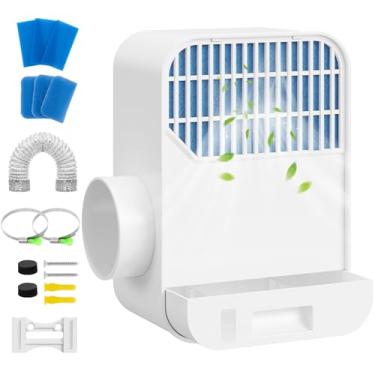 Imagem de LuckIn Kit de ventilação de secador interno 3 em 1 para secador elétrico, kit de limpeza de ventilação de secador com filtro de poliéster, mangueira de ventilação de 3 metros e sistema de gaveta de