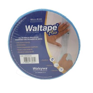 Imagem de Fita telada plus azul 48mmx100mt -  walsywa