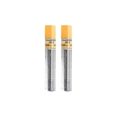 Imagem de Grafites Minas Pentel 0.9mm HB 2 Tubos