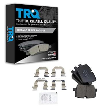 Imagem de TRQ Conjunto de pastilhas de freio a disco de cerâmica traseira para BMW 330i Z4 Toyota GR Supra Base
