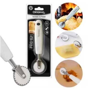 Imagem de Carretilha Corta E Fecha Pastel Cortador Fechador De Massas - Original