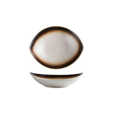 Imagem de Prato de oliva oval criativo de cerâmica pedra europeia e americana requintados utensílios de mesa - ouro gergelim