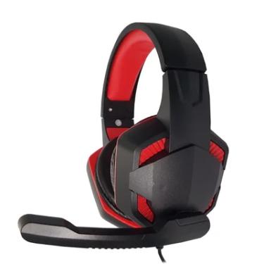 Imagem de Headfone Fone Igoodlo Gamer X8 Com LED Celular PC Cor:vermelho